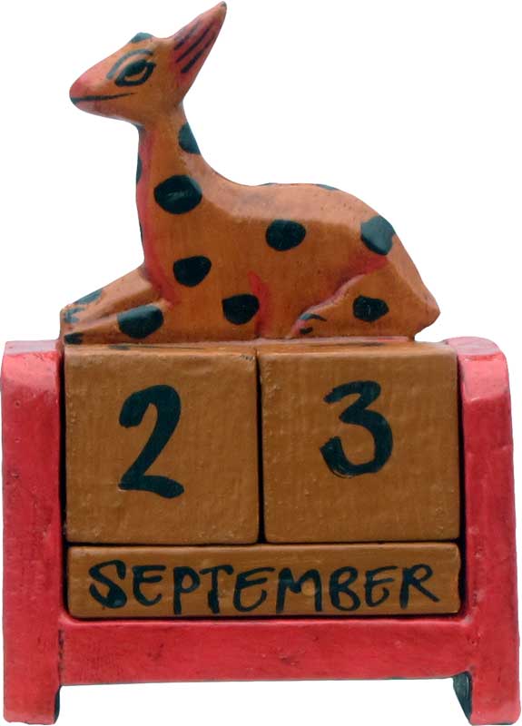 Wood Block Calendars