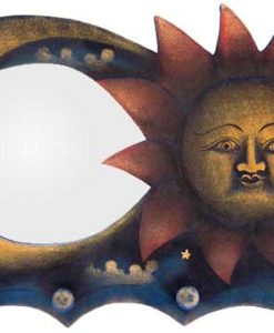 Sun & Moon Coat Rack and Mirror