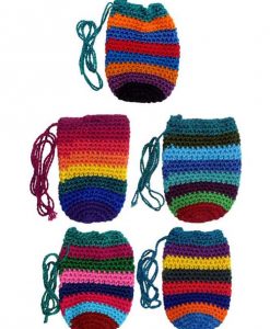 Crocheted Crystal Pouch