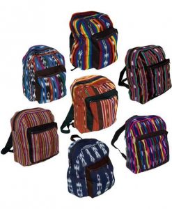 Guatemalan Ikat Weave Backpack