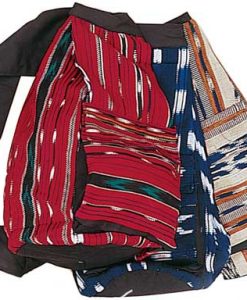 Ikat Weave Courier Bag