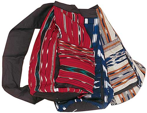 Ikat Weave Courier Bag