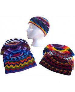Cotton Crocheted Beanie, Assorted colors