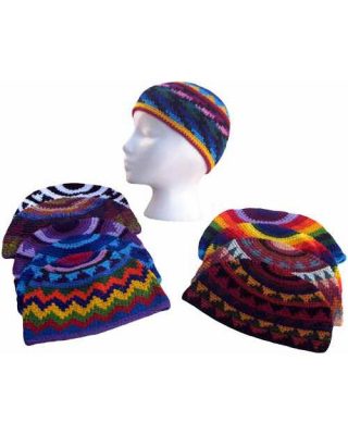 Cotton Crocheted Beanie, Assorted colors