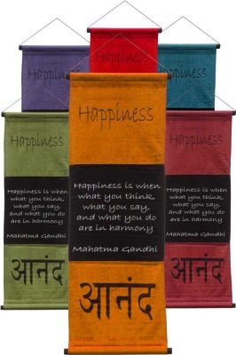 Happiness Harmony Inspirational Banner