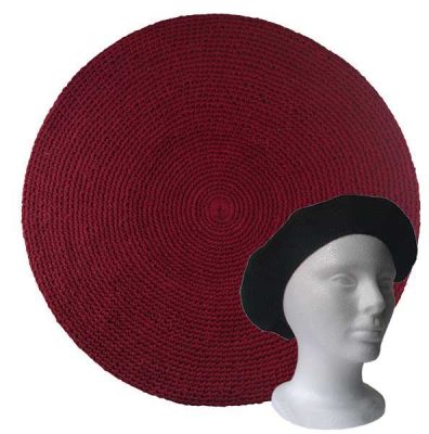 Cotton Tam - Burgundy Red