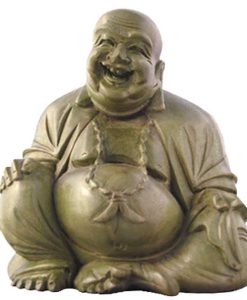 Laughing Buddha Hardwood Carving
