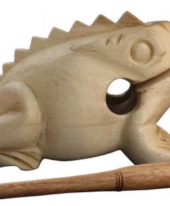 Medium Wood Percussion Frog, 4" long