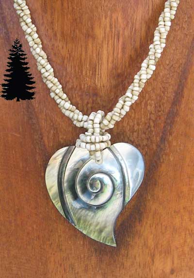 Heart Shaped Shell Necklace