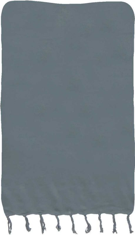 Solid Charcoal Gray Sarong