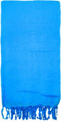 Solid Cerulean Blue Sarong