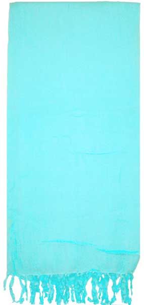 Solid Shell Blue Sarong