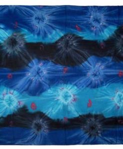 Dark Blue Tie-Dye Sarong