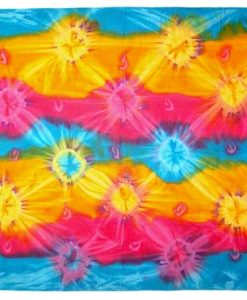 Rainbow Colored Tie-Dye Sarong