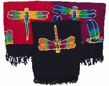 Painted Dragonfly Sarong