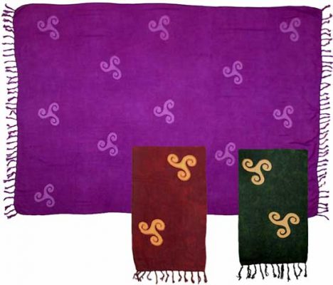 Celtic Spiral Sarong