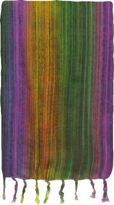 Purple, Green & Yellow Stripe Sarong-E