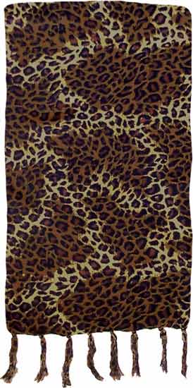 Animal Print Sarong of Leopard Spots