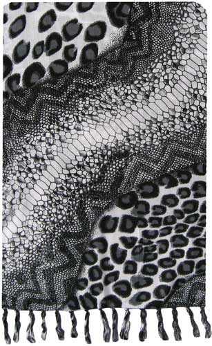 Snakeskin & Leopard Animal Print Sarong