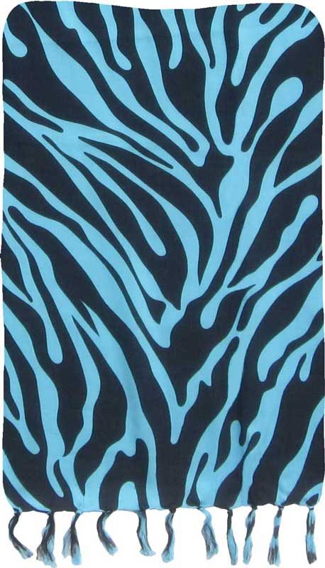 Colorful Zebra Stripe Sarong