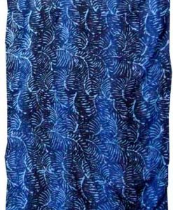 Deep Blue Fern Artisan Batik Sarong