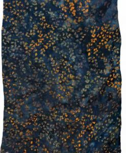 Orange, Green & Teal Floral Artisan Batik Sarong