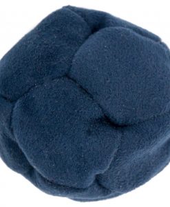 footbag suede sand filled navy hacky sack