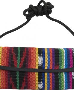 Checkbook Purse with Guatemalan Jaspe Fabric