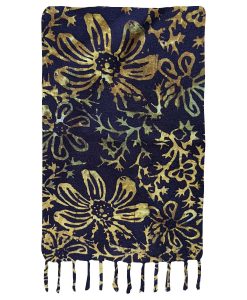 Purple-Gold Perfection Premium Batik Sarong