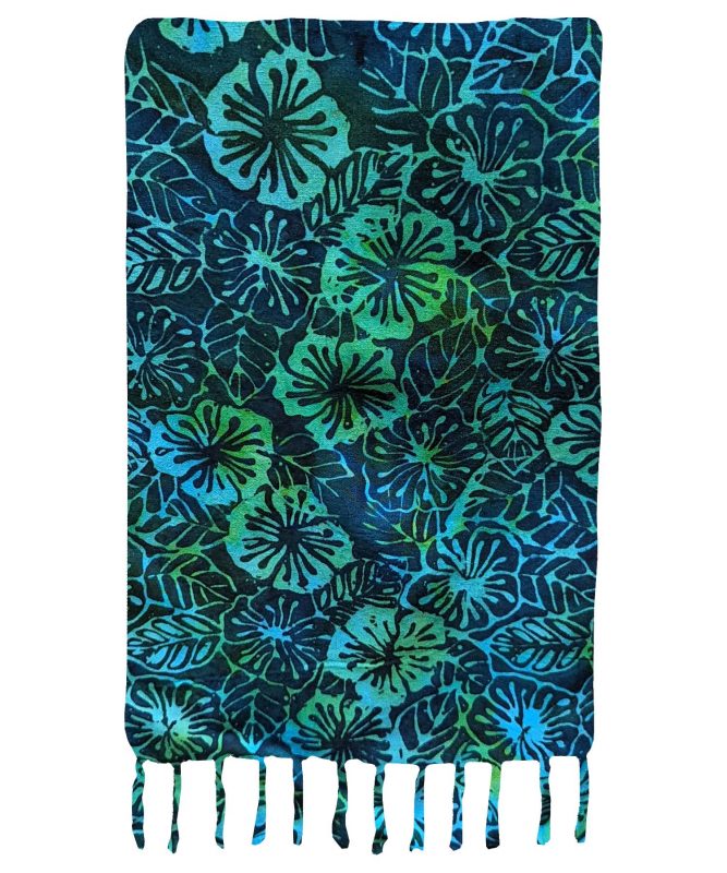 Leaping Lily Pads Premium Batik Sarong