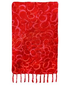 Red Ripple Rings Premium Batik Sarong