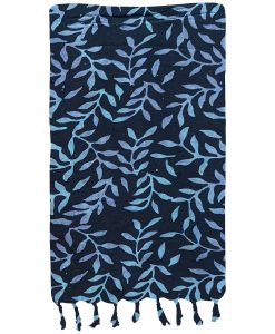 Blue Wandering Vines Premium Batik Sarong